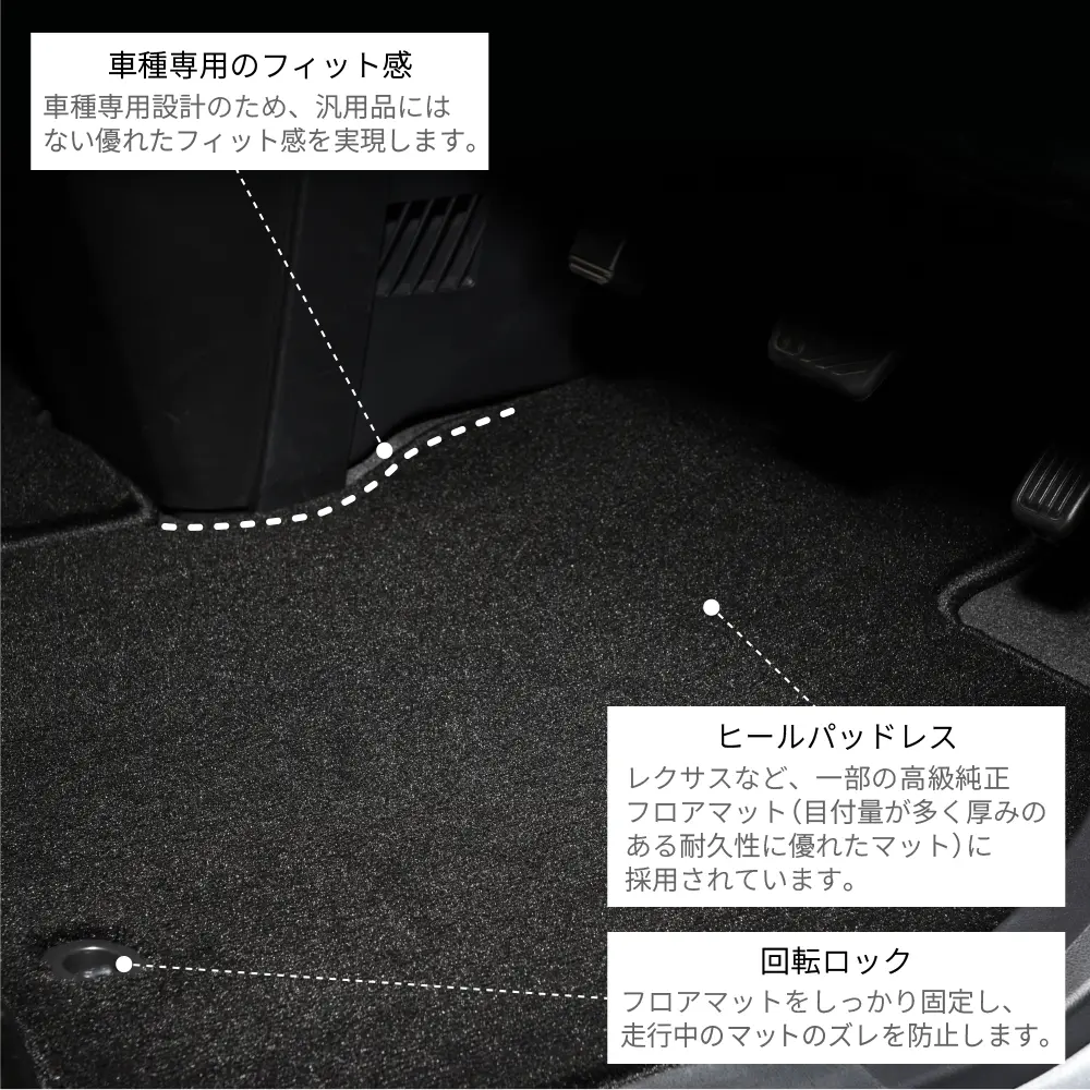 ルーミー／タンク／トール／ジャスティ M900 M910系専用 フロアマット