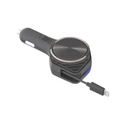Catlog ベルト　充電器 Fixリール充電器 Type-C BK/GM | 株式会社ペルシード｜Pellucid