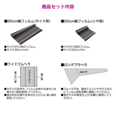 ミニバン1台分 貼り易いIRHCフィルム DSM | 株式会社ペルシード